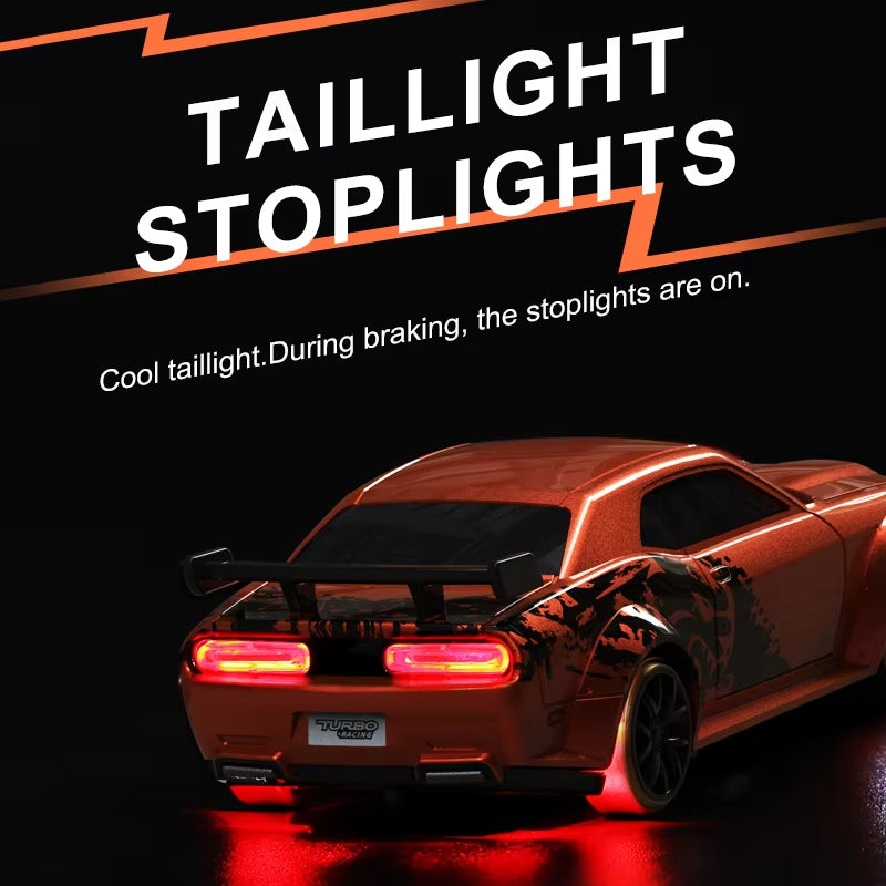 1:76 Scale Drift RC Car with Gyro