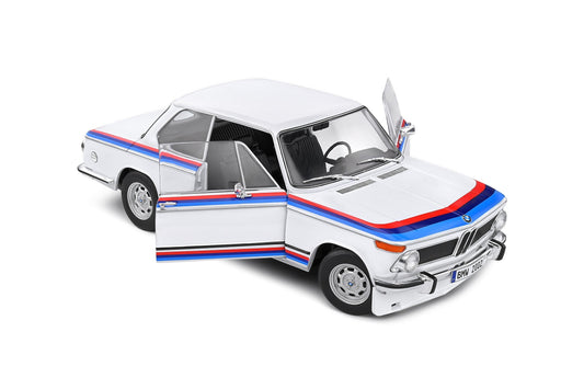 BMW 2002 TII Turbo Evocation White 1/18 scale diecast model car