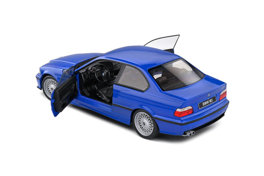 BMW E36 Coupe M3 Santorin Blue 1/18 scale diecast model car