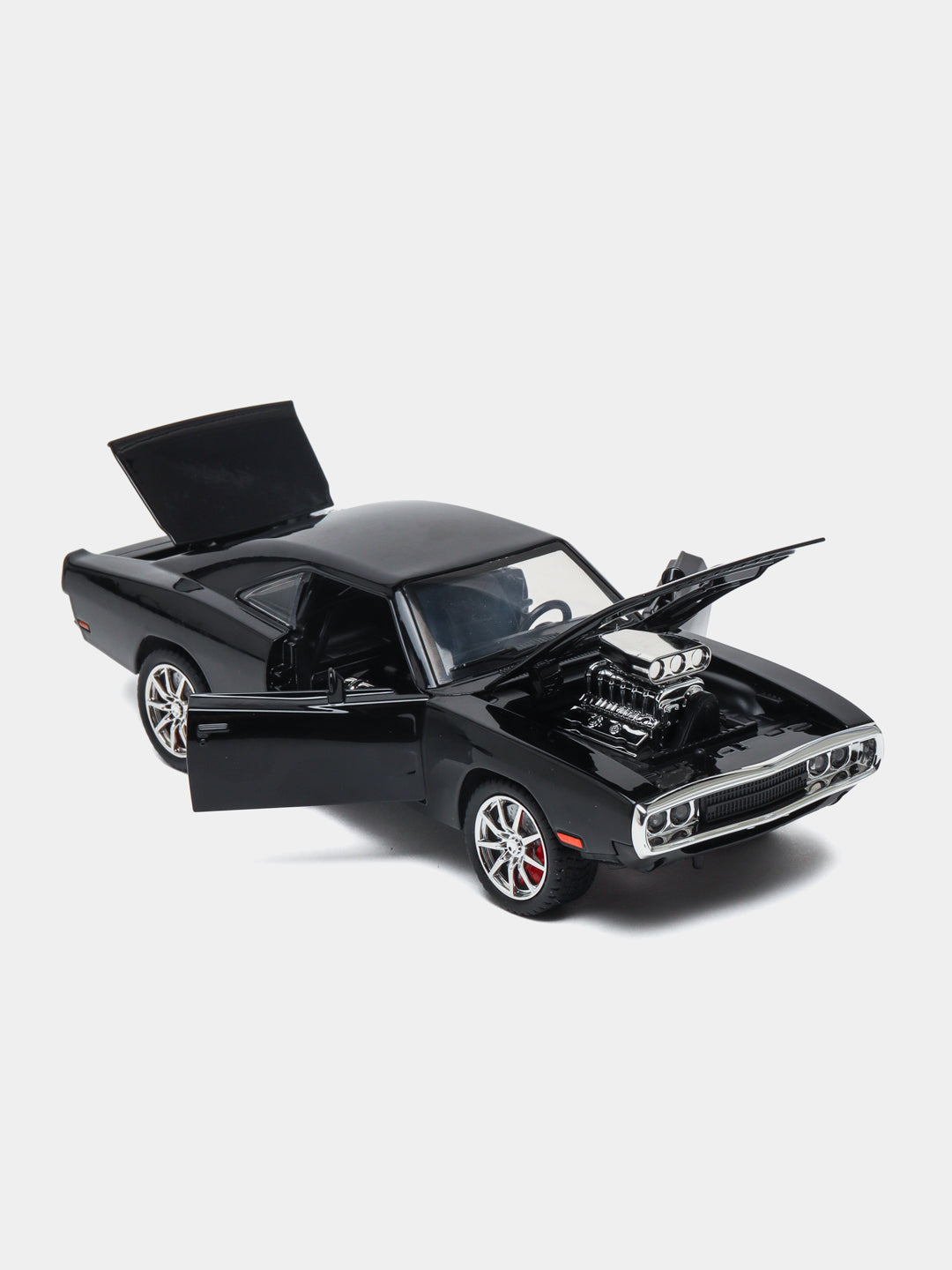 1970 Dodge Charger Metal Car, Collectible Model, Scale 1:24