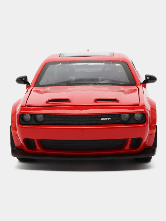 1:24 DODGE Challenger SRT Scale model car RED